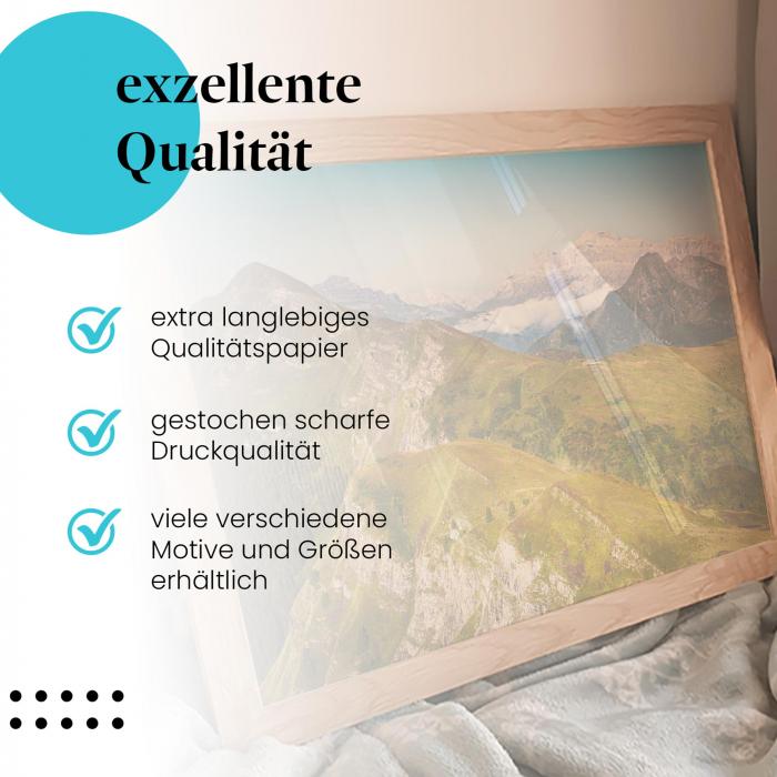 Preview: Dolomiten Panorama: Gipfel & Täler | Postereck 1309