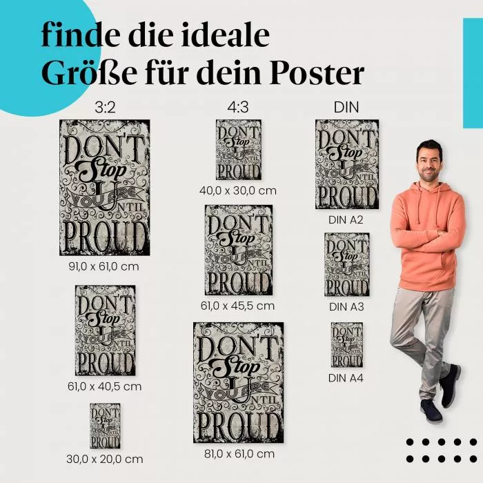 Don't Stop: Bis du stolz bist | Postereck 1991