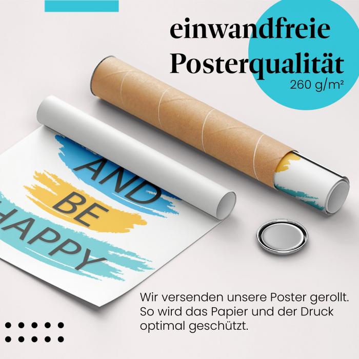 Preview: Eat, Drink, Be Happy | Postereck 2578