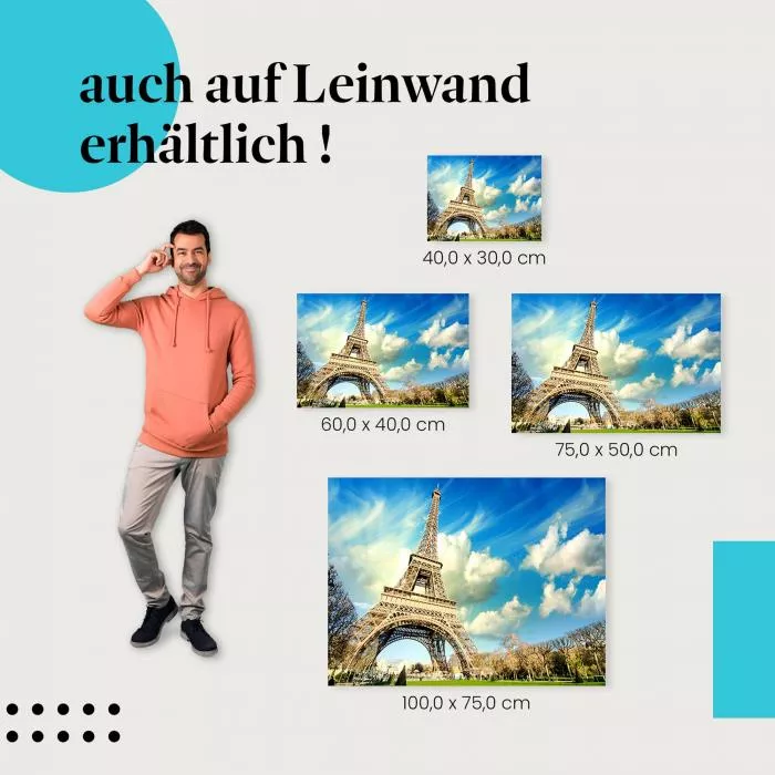 Eiffelturm: Sonniger Tag | Postereck 1451
