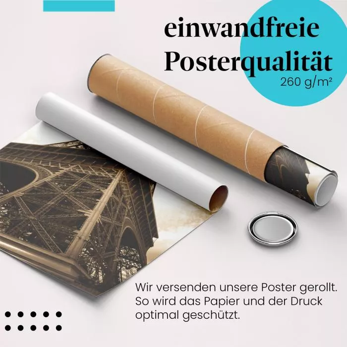 Majestätischer Eiffelturm: Paris | Postereck 0145