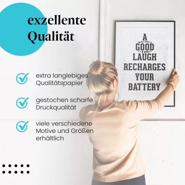 Lachen: Recharges your Battery | Postereck 1575