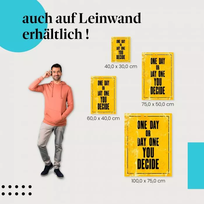 Ein Tag oder Tag eins… | Postereck 1641