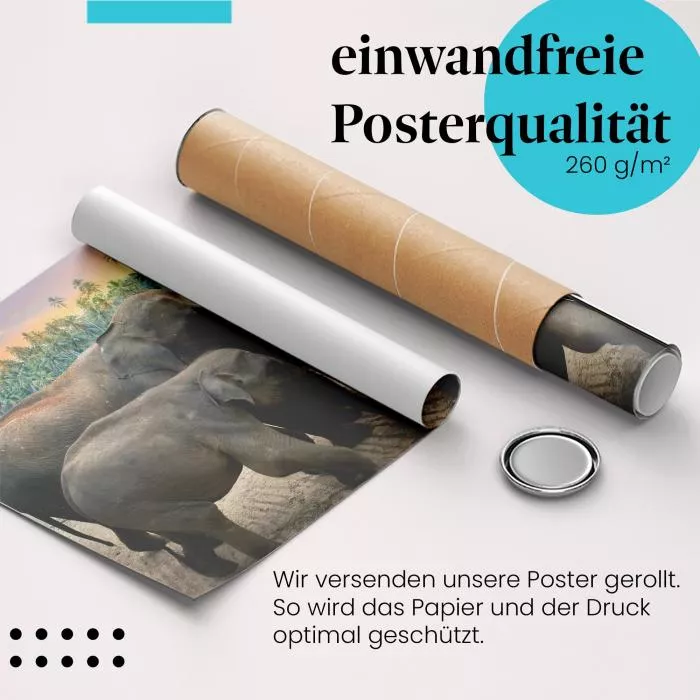 Elefantenherde | Postereck 2700