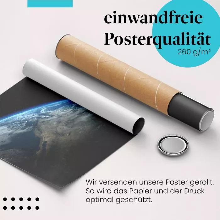  Blauer Planet: Erde aus der Ferne | Postereck 0269