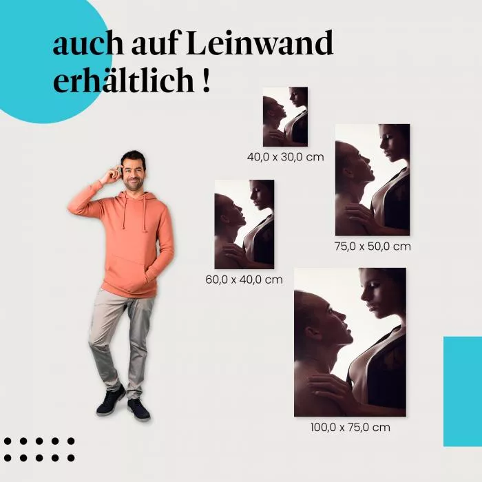 Sinnlicher Blickaustausch | Postereck 3008
