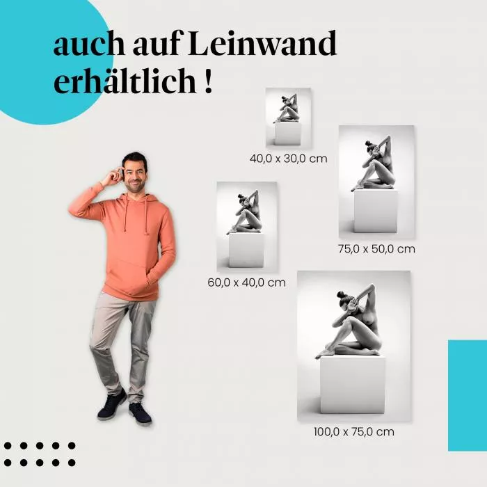 Geheimnisvolle Pose einer Frau | Postereck 3089