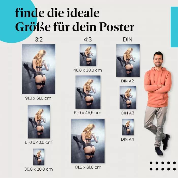 Junge Frau in Dessous | Postereck 1295
