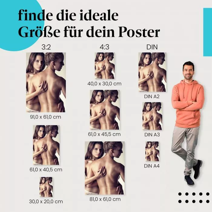 Erotik zwischen zwei Frauen | Postereck 3009