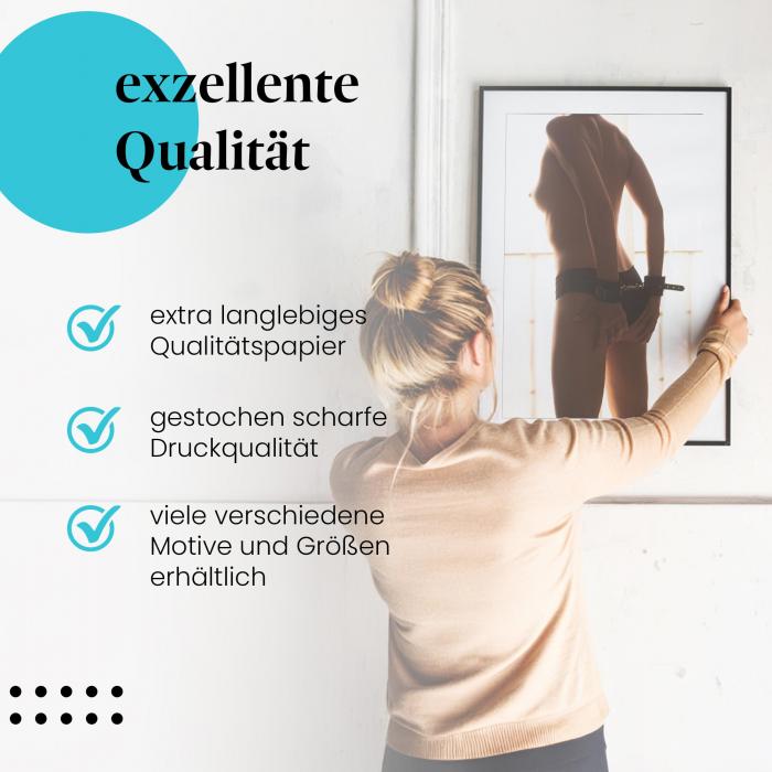 Preview: Sinnliche Silhouette einer jungen Frau | Postereck 1706