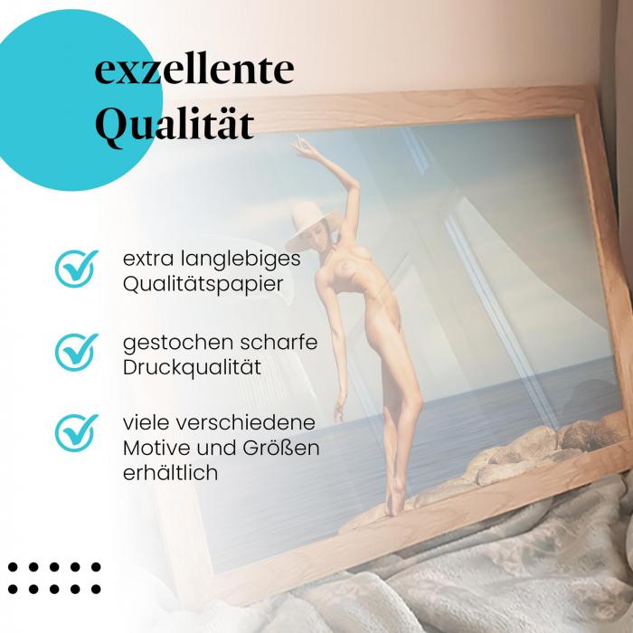 Preview: Ästhetisches Aktfoto am Strand | Postereck 2489