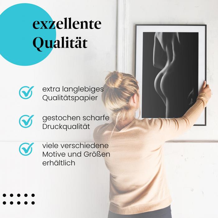 Preview: Ästhetisches Schwarz-Weiß-Bild | Postereck 2803