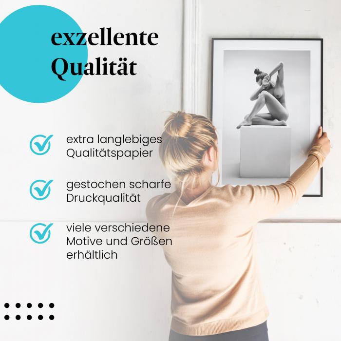 Preview: Geheimnisvolle Pose einer Frau | Postereck 3089