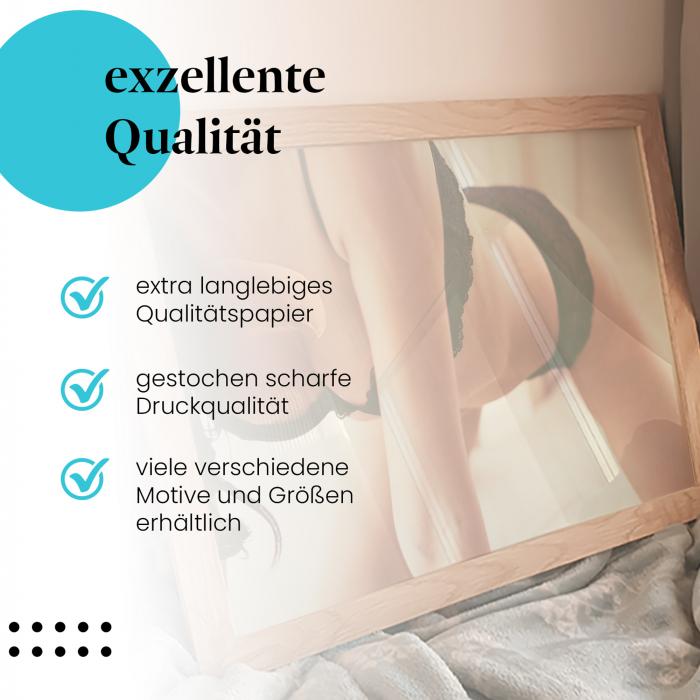 Preview: Sinnliche Pose im Bett | Postereck 3713