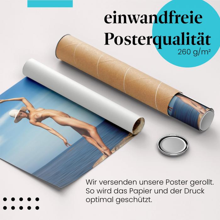 Preview: Ästhetisches Aktfoto am Strand | Postereck 2489