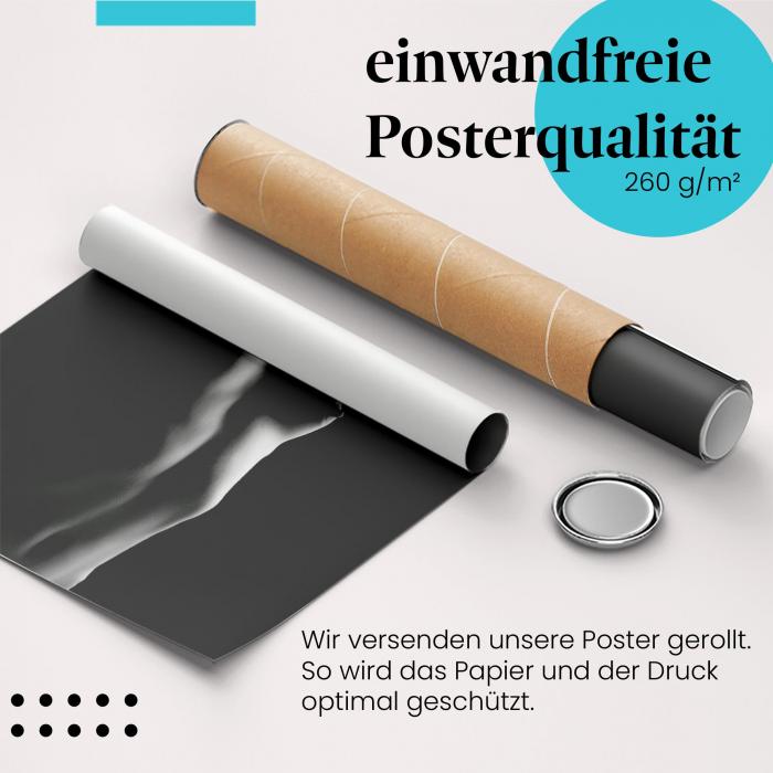 Preview: Schwarz-Weiß-Bild der Eleganz | Postereck 2719