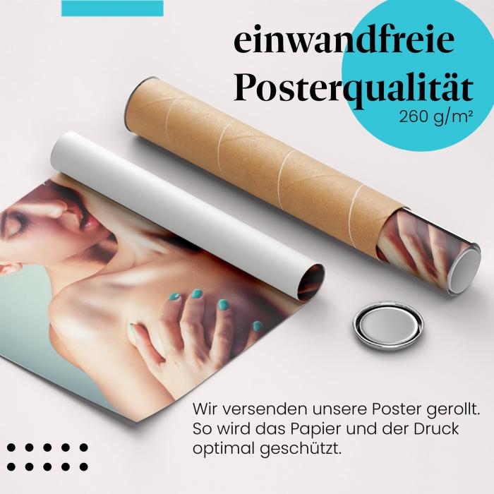 Preview: Leidenschaftlicher Kuss am Hals | Postereck 3023