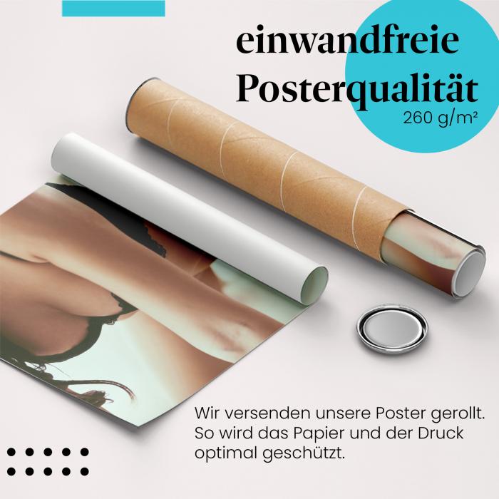 Preview: Sinnliche Pose im Bett | Postereck 3713