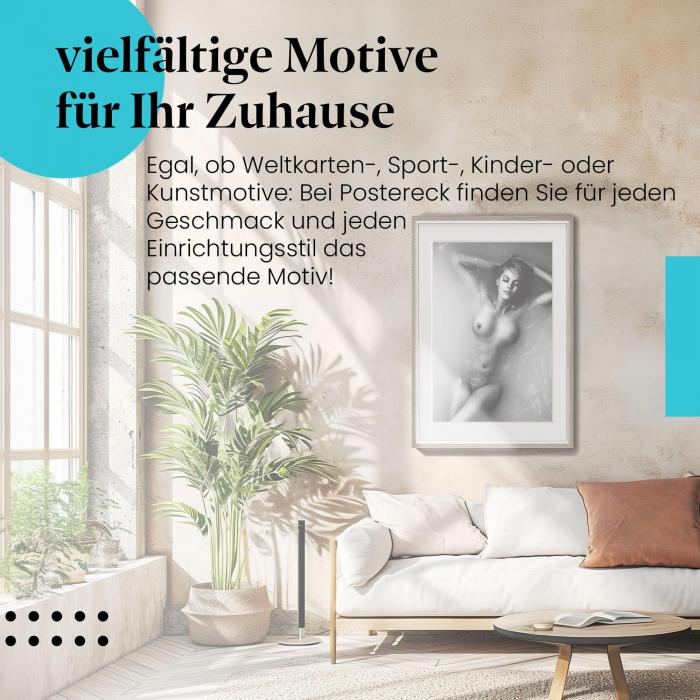 Preview: Entspannte Schönheit: Frau im Wasser | Postereck 0501