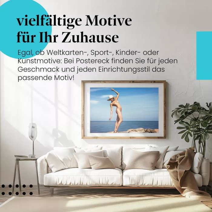 Ästhetisches Aktfoto am Strand | Postereck 2489