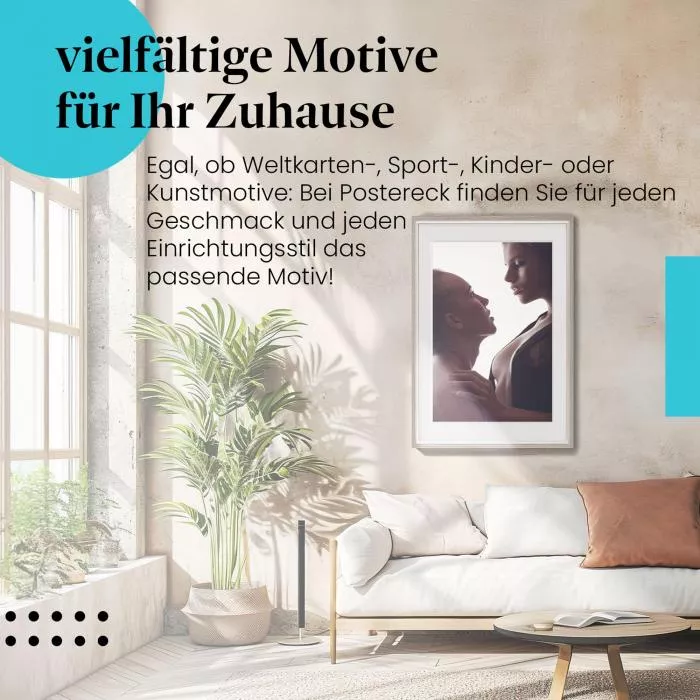 Sinnlicher Blickaustausch | Postereck 3008