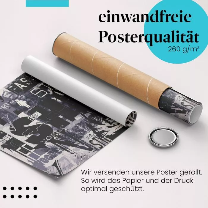Fashion Statement: Collage der Stil-Ikonen | Postereck 1002
