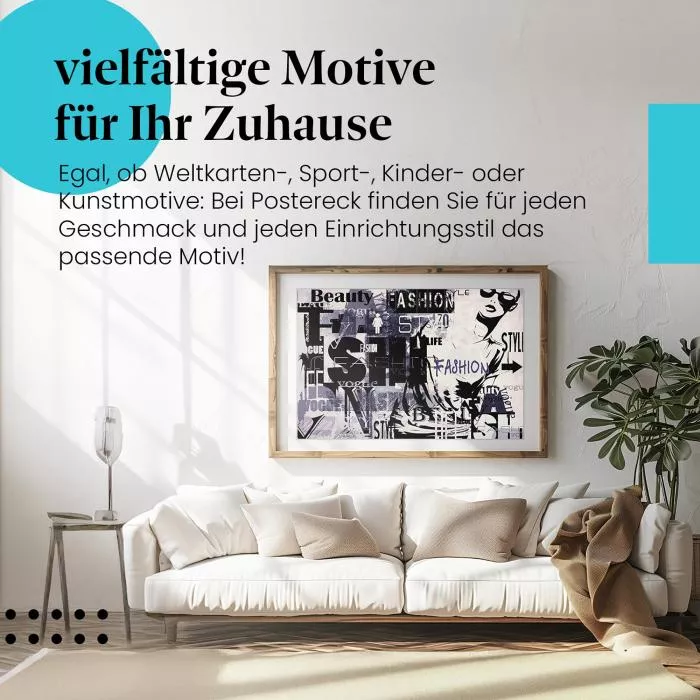 Fashion Statement: Collage der Stil-Ikonen | Postereck 1002