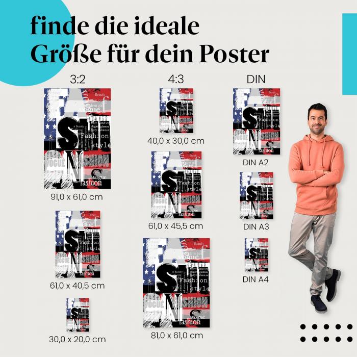 "Fashion & Style" Poster: USA-Look - jetzt bestellen!