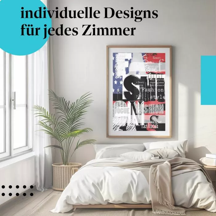 Fashion & Style: Typografie im USA-Look | Postereck 0739