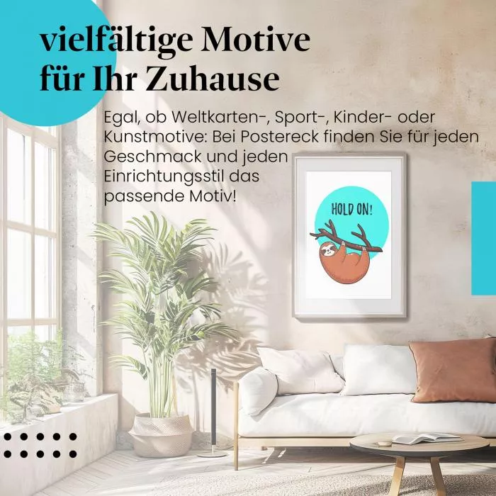 Faultier Motivation | Postereck 2812