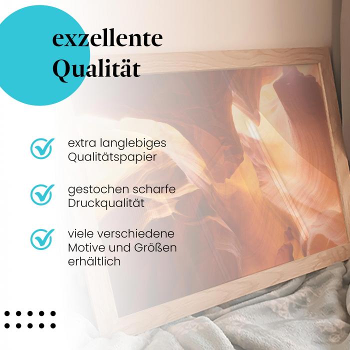 Preview: Rote Felsschlucht: Abstrakt | Postereck 1782