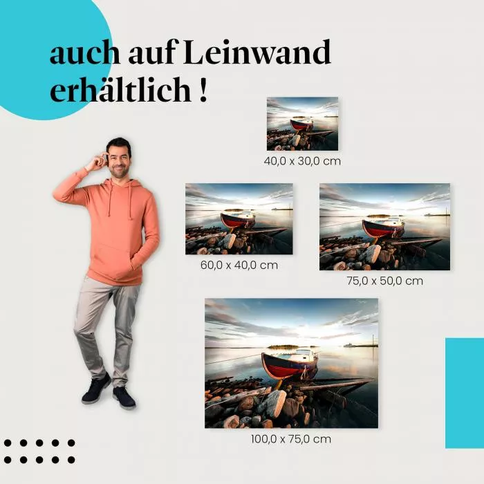 Fischerboot am Ufer | Postereck 2618