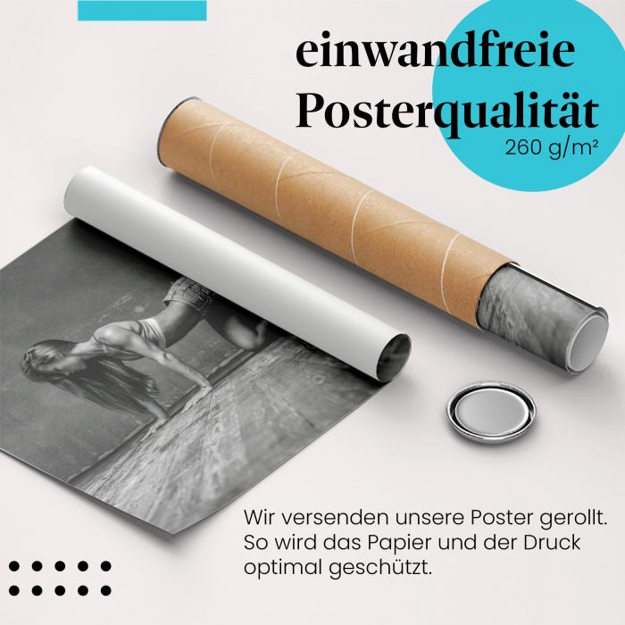 Preview: Fitness: Frau beim Workout | Postereck 0864