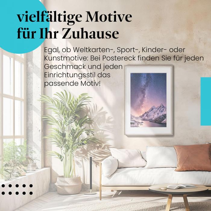 Preview: Milchstraße in Norwegen | Postereck 2513