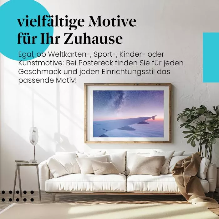 Blick aus dem Flugzeug | Postereck 3790