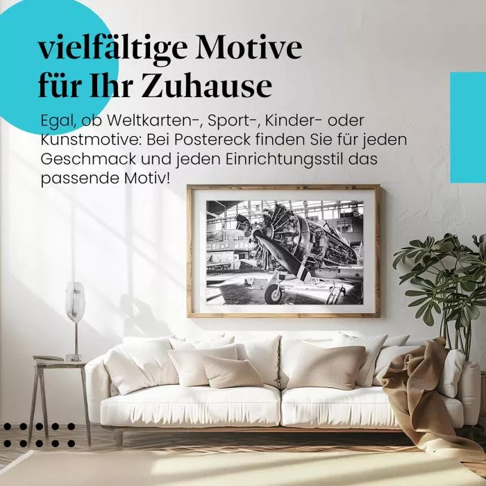 Flugzeugmotor | Postereck 2490