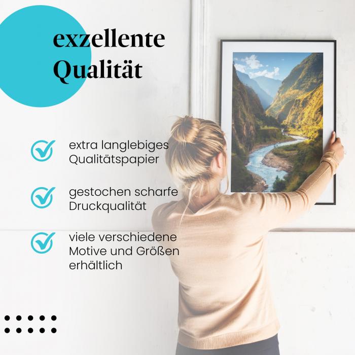 Preview: Türkisblauer Fluss | Postereck 2746