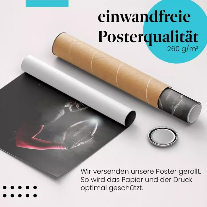 Football im Fokus: Ein Spieler… | Postereck 1098