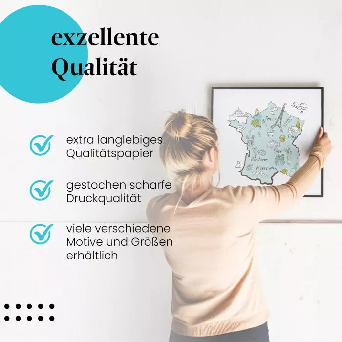 Frankreich Illustration | Postereck 2903