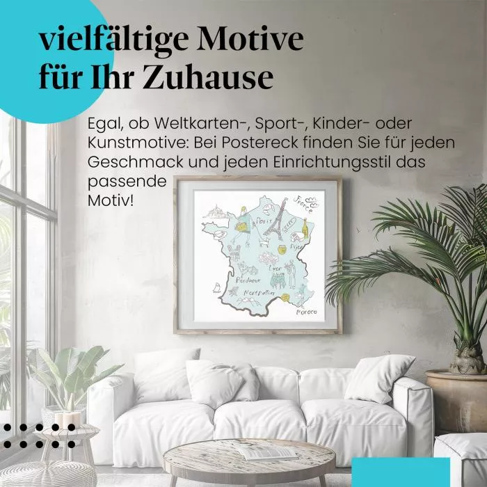 Frankreich Illustration | Postereck 2903