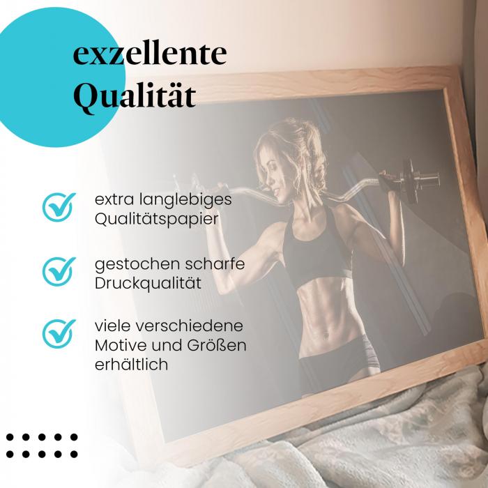 Preview: Fitness Frau | Postereck 3179