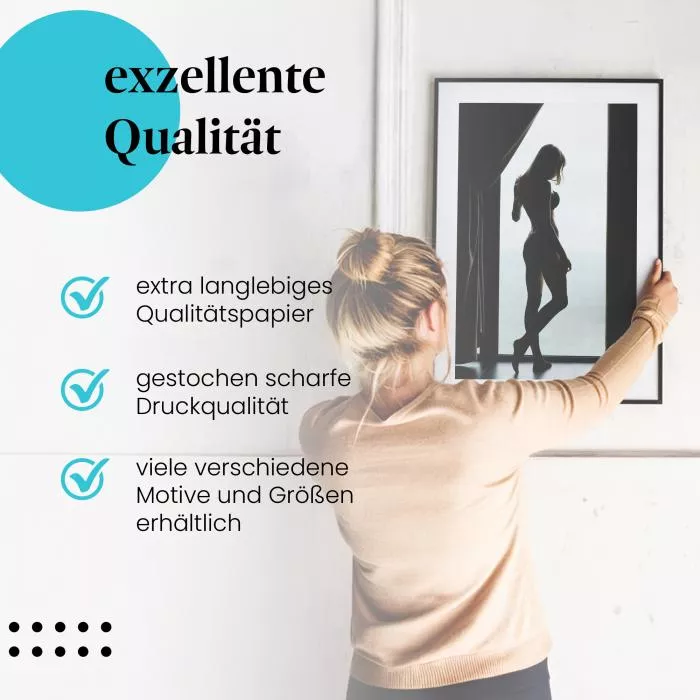 Silhouette am Fenster | Postereck 3592