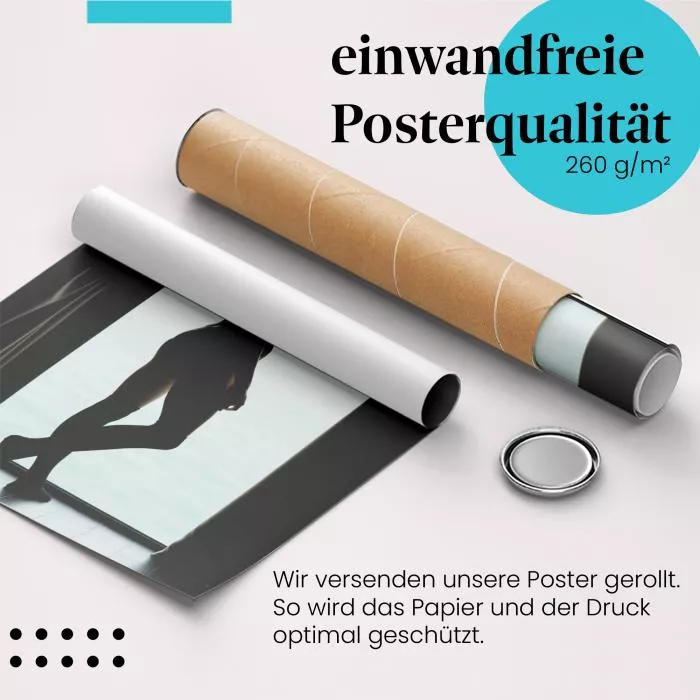 Silhouette am Fenster | Postereck 3592