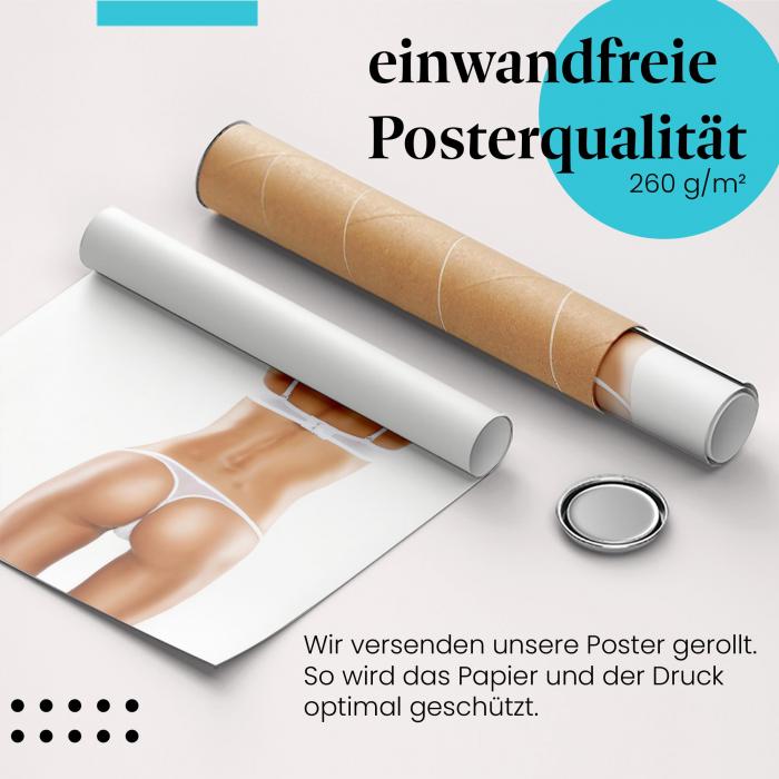 Preview: Frau: Weiße Unterwäsche | Postereck 1541