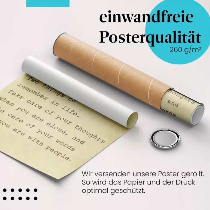 Achte auf deine Worte | Postereck 2330