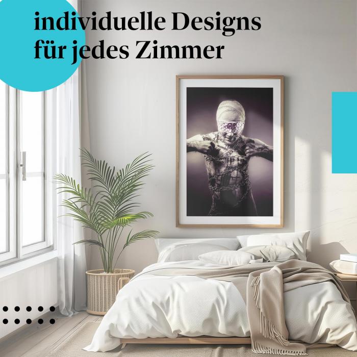 Schlafzimmer Deko: "Gefühle" Poster: Kunst mit Tiefgang - ein starkes Motiv.