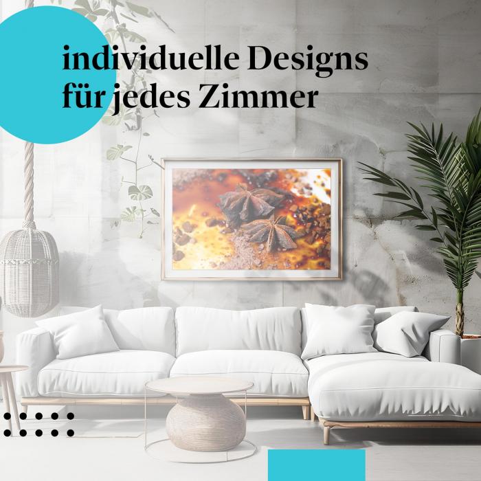 Schlafzimmer Deko: "Gewürze" Poster: Duft & Geschmack - perfekt für Ihre Küche.