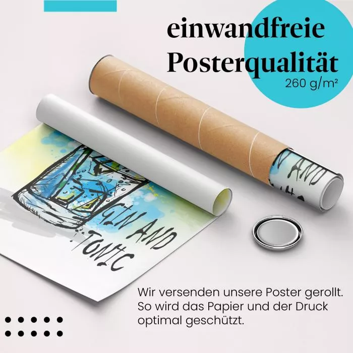 Gin Tonic Illustration | Postereck 2071