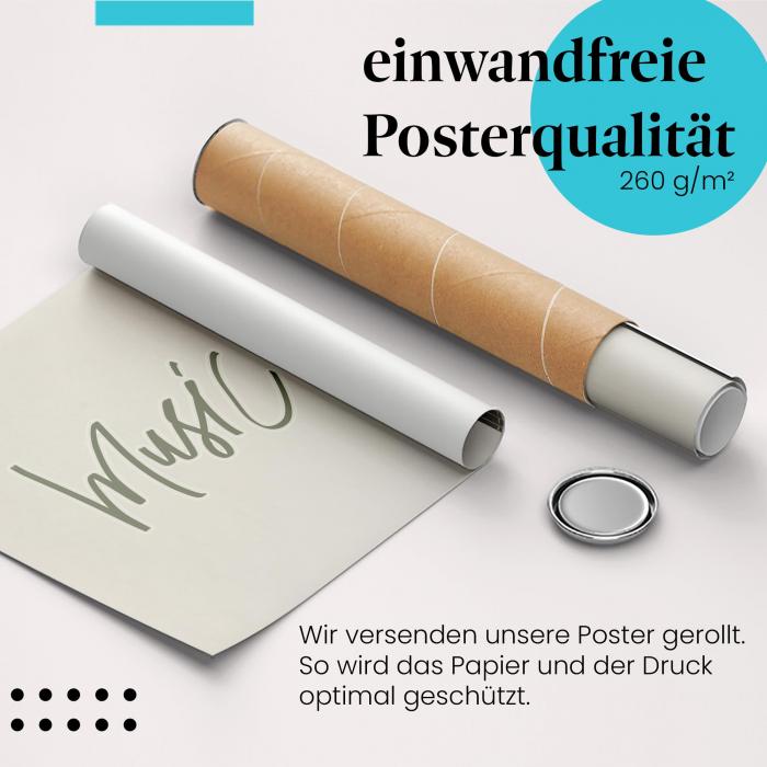 Preview: Gitarre & Blumen | Postereck 3295