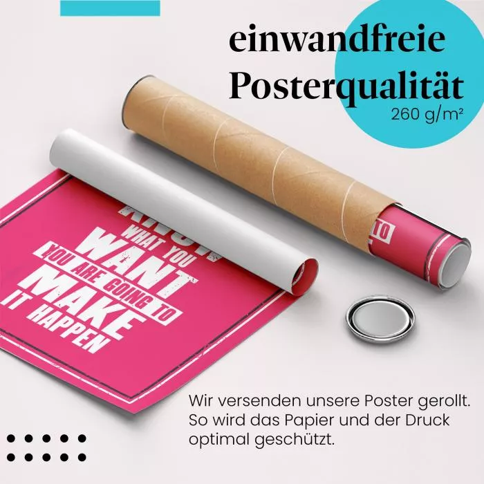 Glaube an dich: Du kannst alles… | Postereck 1165